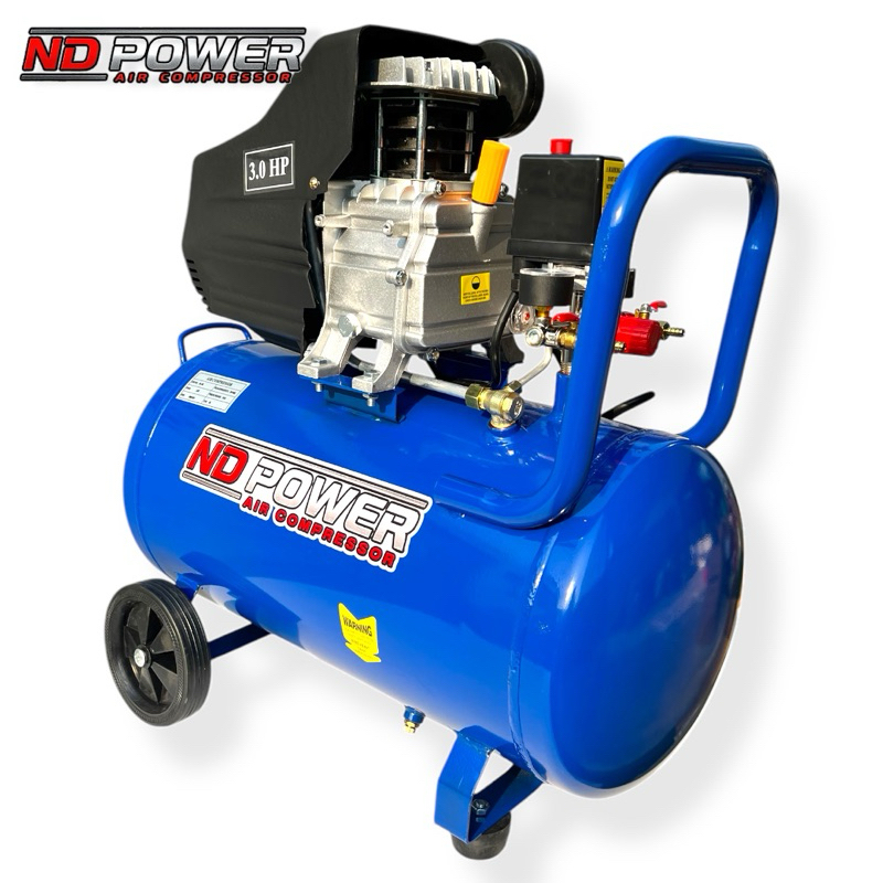 ND Power ปั๊มลม 50 ลิตร ปั๊มลมโรตารี่ 3 แรงม้า ปั้มลม ยี่ห้อ ND Power แรง ทน รับประกัน 1 ปี ราคา ถูกที่สุด ดีลบีเคเค แกลเลอรีภาพที่ 4