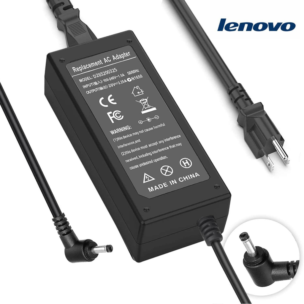 สำหรับ Lenovo Laptop Adapter Lenovo 20V 3.25A Head 4.0*1.7mm Laptop Adapter อะแดปเตอร์คอมพิวเตอร์ แล็ปท็อป หัวชาร์จ