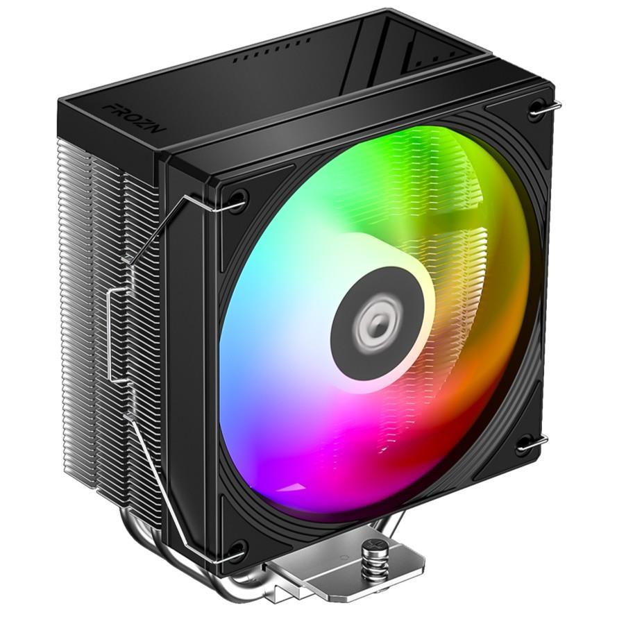 พัดลมซีพียู ID COOLING FROZN A410 SE ARGB Single Tower CPU Air Cooler, 4 Heatpipes, Direct Touch Hea