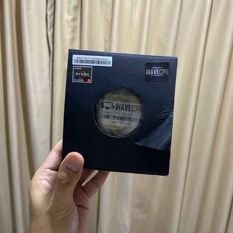 (🔥มือสองส่งฟรี) AMD Ryzen 5 7500F (AM5) มีพัดลม ประกัน 2 ปี
