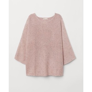 เสื้อจั้มเปอร์-สเวตเตอร์ผ้าคอตตอนถักนิตติ้งทั้งตัว แบรนด์H&M…