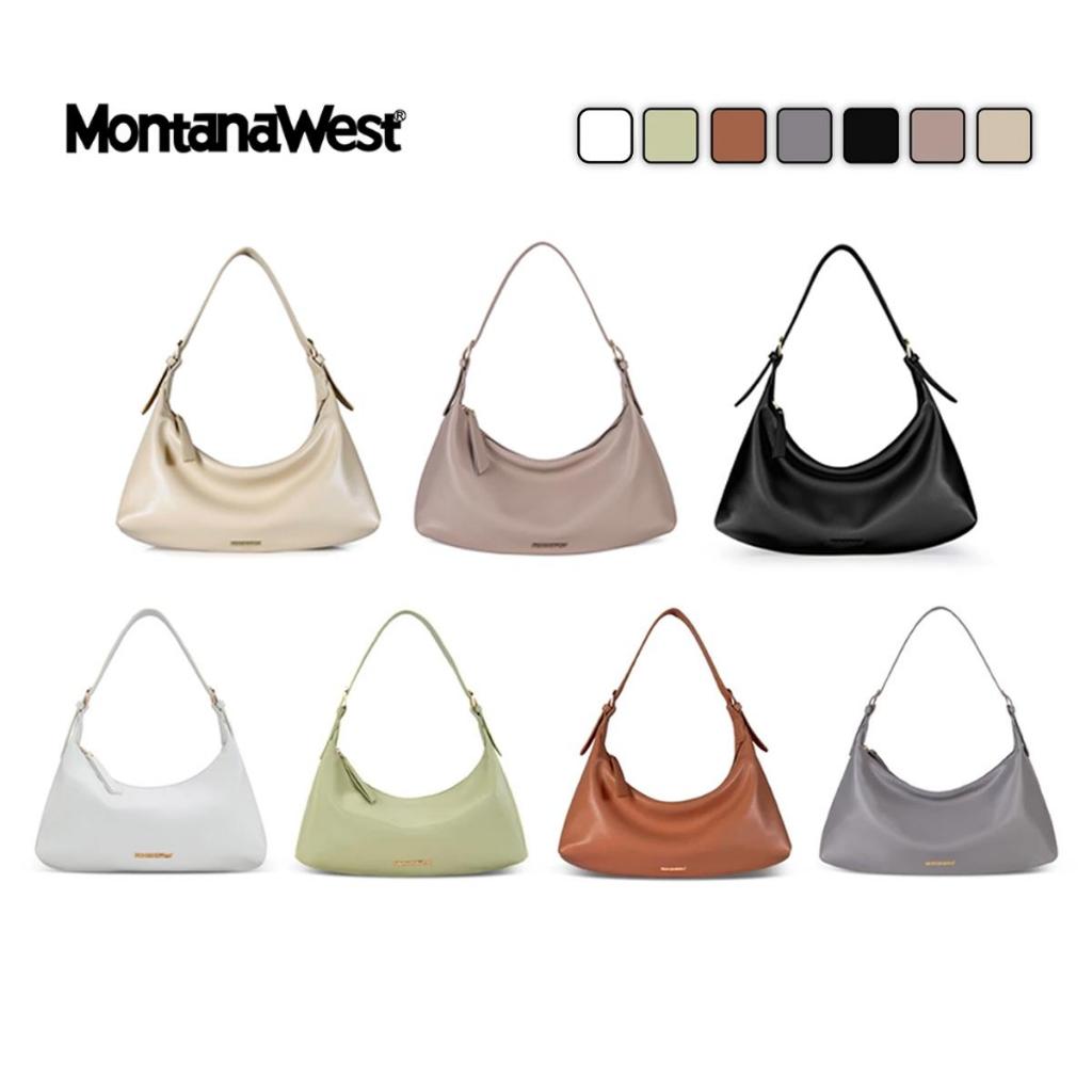 Montana West รุ่น Hobo Bag Shoulder Bags กระเป๋าสะพายไหล่สำหรับผู้หญิง สายหนัง หนังนิ่ม (MWC-073)