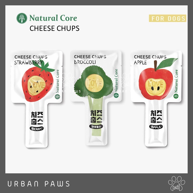 ขนมสุนัข Natural Core - Cheese Chups เเบบเเท่ง ชีสจุ๊บส์ นำเข้าจากเกาหลี 🇰🇷