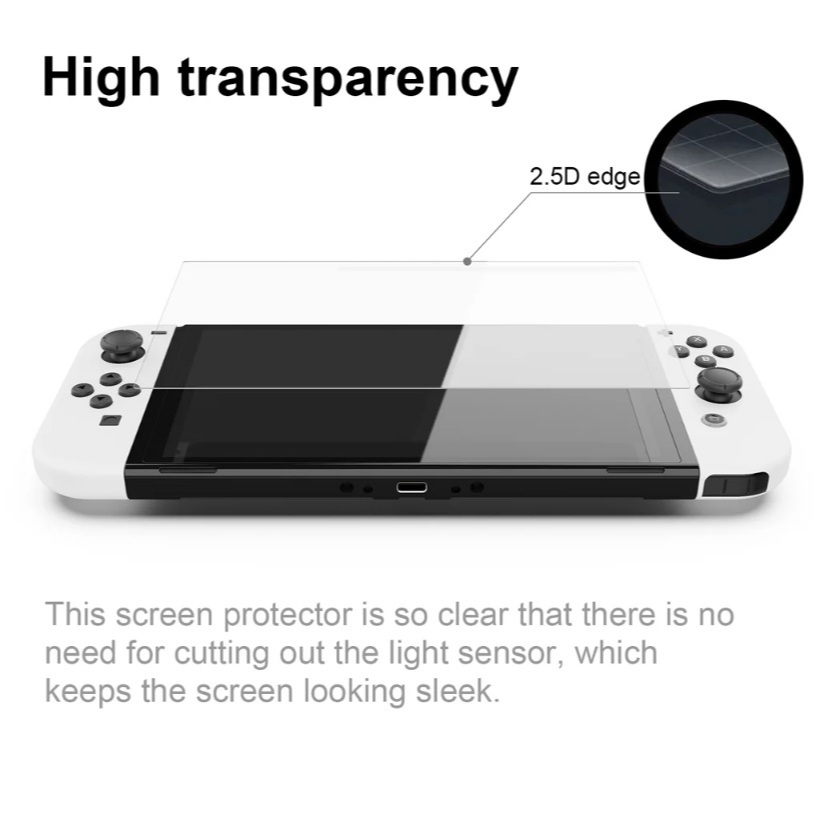 Skull & Co. Tempered Glass for Nintendo Switch OLED (2 Pack)