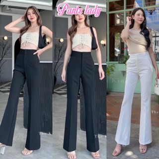 PT25 กางเกงขาม้า กางเกงขายาวผู้หญิง (2ตะขอซิปด้านหน้า และ ซิ…