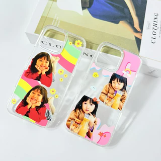 เคสใสกันกระแทกสกรีนลาย (Shockproof clear case) สกรีนลายตามสั่ง พร้อมแต่งภาพ