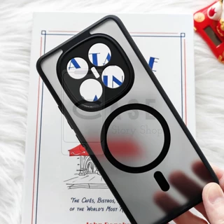 เคส Redmi Note 14 5G / 14 Pro / 15 Pro เคสแม่เหล็ก กันกระแทก ฝาหลังแข็ง ส่งจากไทย Frosted Case