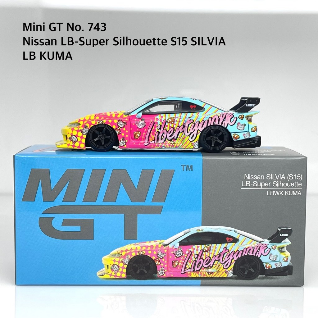 Mini GT No. 743Nissan LB-Super Silhouette S15 SILVIA - LB KUMA
