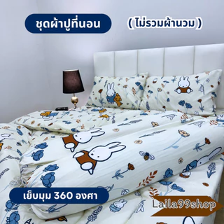 ชุดผ้าปูที่นอน 3-5 ชิ้น ลายการ์ตูน มีให้เลือก 3 ขนาด (ไม่รวมผ้านวม) ผ้าปู 1 ผืน + ปลอกหมอนหนุน 2 ใบ + ปลอกหมอนข้าง 2 ใบ