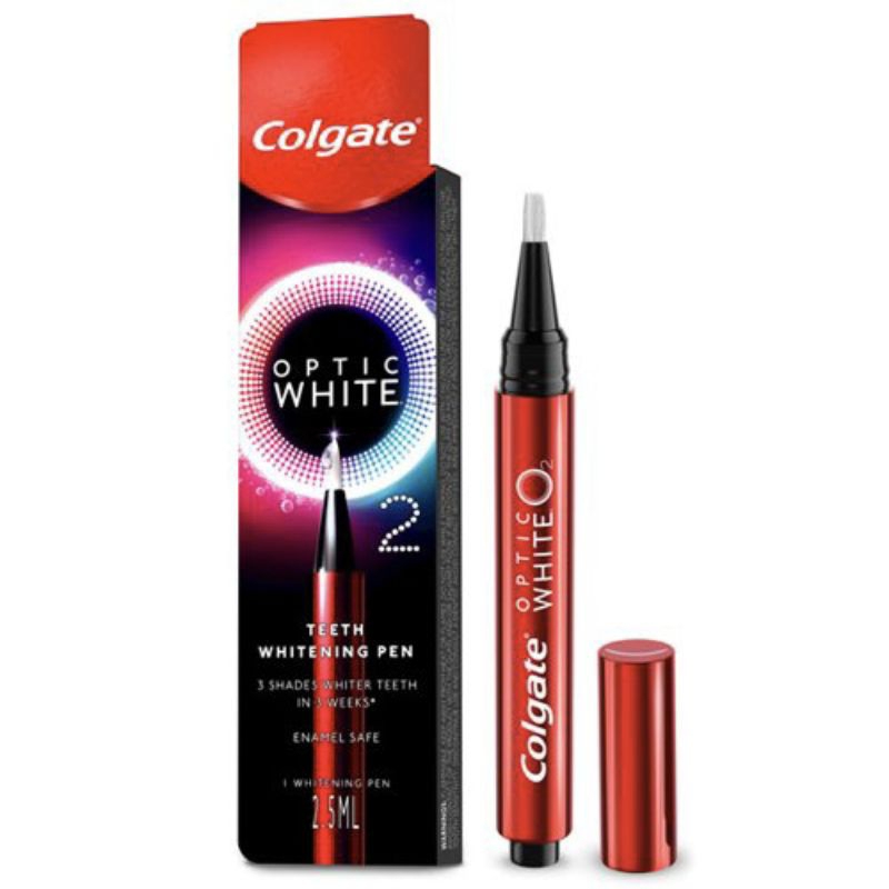 ปากกาฟอกฟันขาว
Colgate Optic White O2 Teeth Whitening Pen