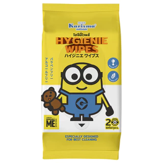 Karisma แคริสม่า ผ้าเปียก Hygienie Wipes 20 แผ่น x 6 ห่อ