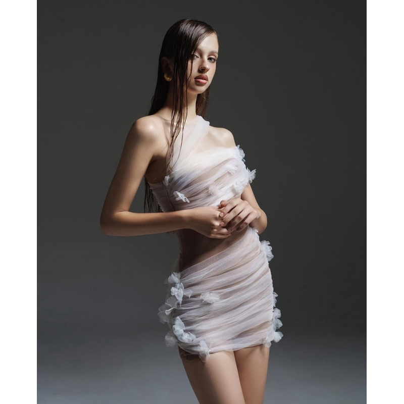 🎀Brand : laviici Feila dress 🎀(แบรนด์เวียดนาม  สินค้าพรีออเดอร์)