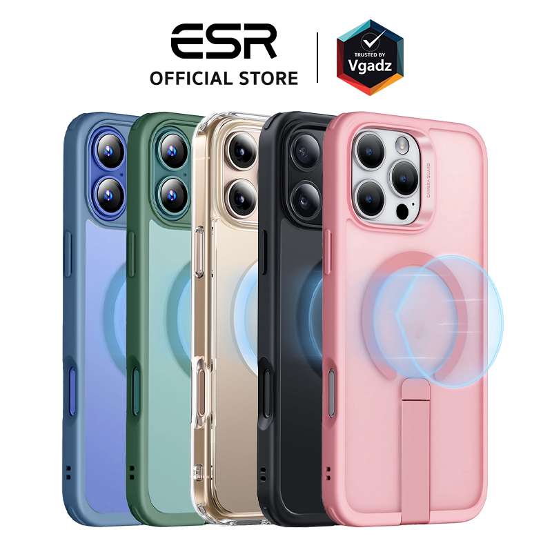 ESR - เคสสำหรับ iPhone 16 / 16 Plus / 16 Pro / 16 Pro Max รุ่น Boost Flickstand Case (HaloLock)