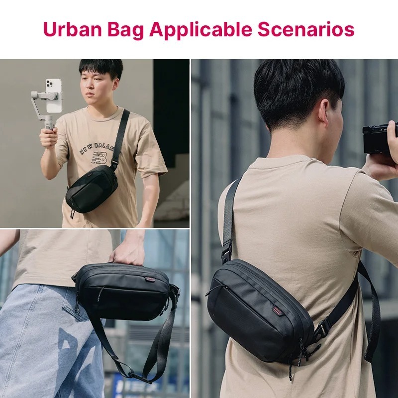 Ulanzi BP08 TRAKER Travel Chest Bag กระเป๋ากล้องคาดเอว GoPro/ DJI/ insta360/ Mirrorless อุปกรณ์เสริม