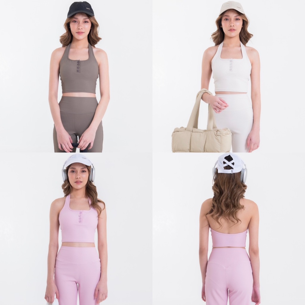Lunar Gymwear -Ella Bra- ดีไซน์ใหม่สุดเก๋ เนื้อผ้านิ่มใส่สบายสีลูกคุณหนูสุดๆขับผิวออร่าพุ่งสวยทะลุจอ