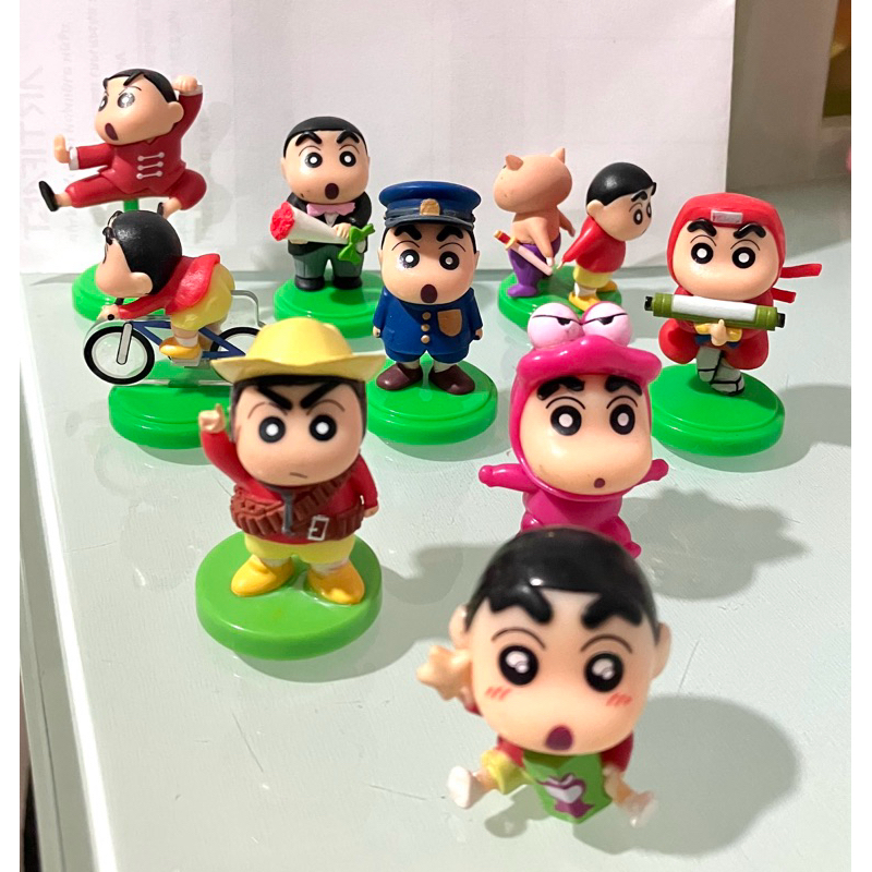 เหมา 9 ชิ้น Choco Egg Crayon Shin-chan Movie Selection