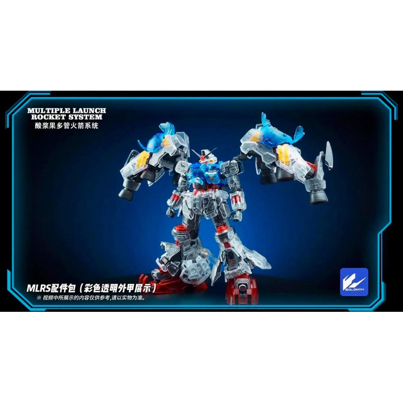 Clear Part for Mg Gp02 [Solomon] *ไม่มีพาร์ทมิสไซส์ด้านหลัง*