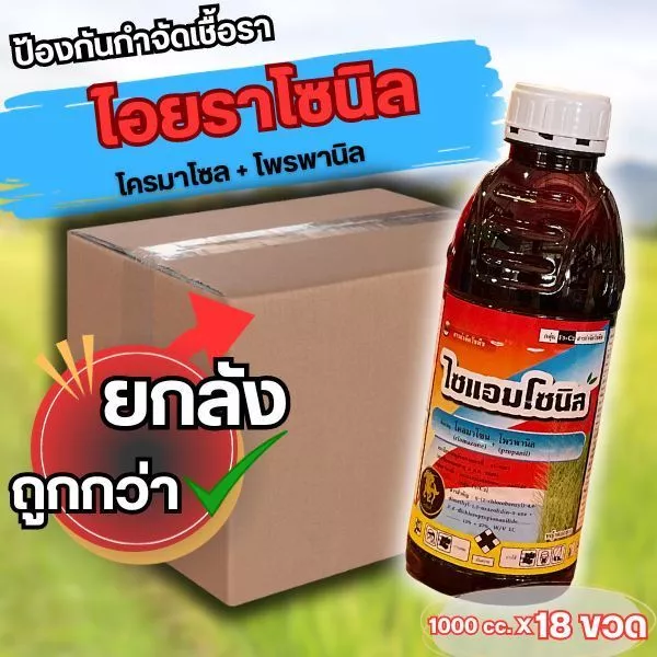 🔴ยกลัง18ขวด🔴ไซแอมโซนิล ( สารโคลมาโซน + โพรพานิล ) วัชพืช ยาคุม+หญ้าในนาข้าวหลังหว่าน 7-14 วัน