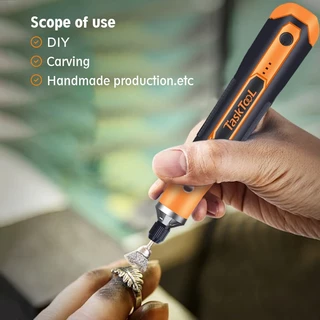 TASKTOOL เครื่องเจียร์ Mini บอสเจียร์ไฟฟ้า เครื่องแกะสลัก สว่านจิ๋วไฟฟ้า สายอ่อน ปรับฟรี ขัด ตัด งานฝีมือ DIY