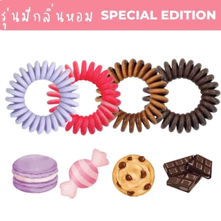 [Pro เส้นละ 30.- เมื่อซื้อ 5 เส้น] ยางรัดผมรุ่น Standard ยี่ห้อ VIVACE ไม่เป็นรอย ผมน้อย ปกติ หดได้