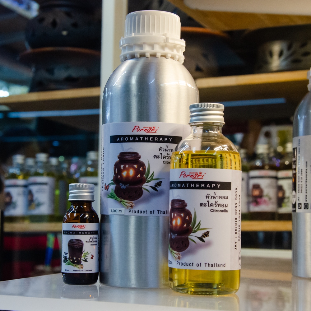 PORNSRI Diffuser พรศรี | หัวน้ำหอมกลิ่นตะไคร้หอม น้ำมันหอมระเหย
