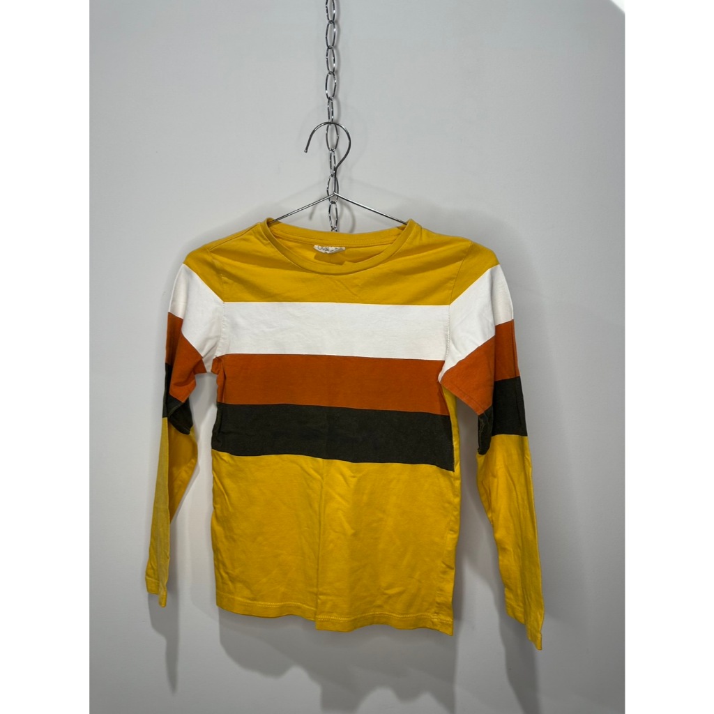 เสื้อยืดสีเหลืองแขนยาว OVS KIDS 8-9 ขวบ