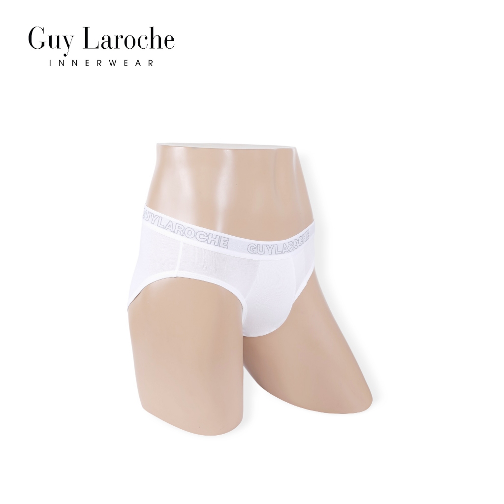 Guy Laroche سليب رجالي ناعم — أبيض (قطعتان) — صورة 4