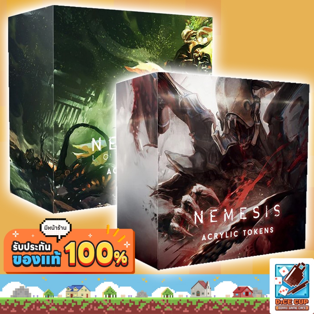 [ของแท้] Nemesis Acrylic Tokens / Nemesis Lockdown Acrylic Tokens Board Game