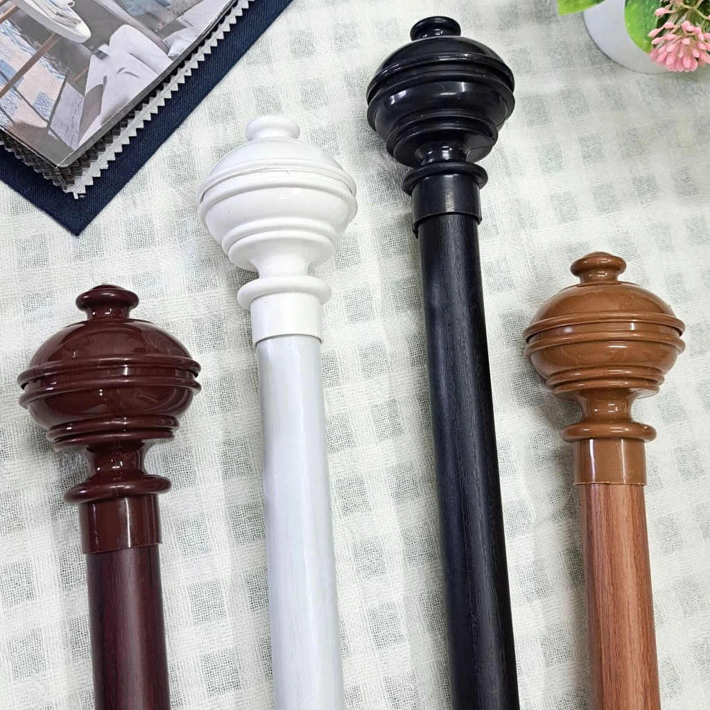 ยาวพิเศษ ราวม่านหัวจุกสูง 4 สี สำหรับประตู พร้อมจัดส่ง ยาวถึง 4 เมตร