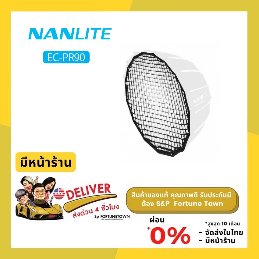 Nanlite EC-PR90 Grid Match with Parabolic Softbox of 90CM