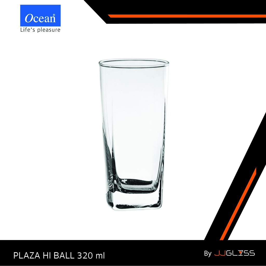 JJGLASS - (Ocean) B11011 Plaza 11 1/4oz. (320ml.) แก้วน้ำ แก้วโอเชี่ยน เหมาะสำหรับใส่เครื่องดื่ม