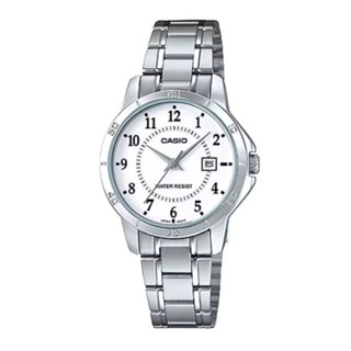 CASIOนาฬิกาข้อมือผู้หญิงรุ่นLTP-V004D-1B LTP-V004D-1B2 ของแท…