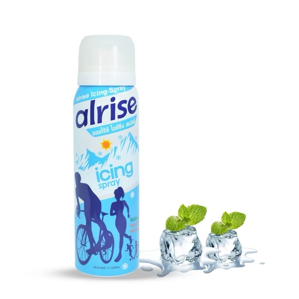 Alrise Icing Spray ออลไรซ์ ไอซิ่ง สเปรย์ ขนาด 75 ml.สเปรย์พ่นให้ความเย็น พร้อมส่ง (1ขวด)