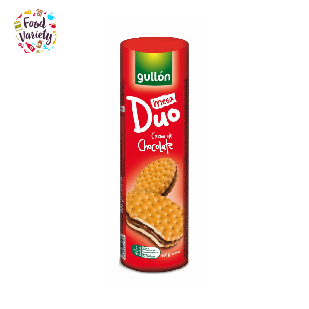Gullon Mega Duo Chocolate Sandwich Biscuits 500g