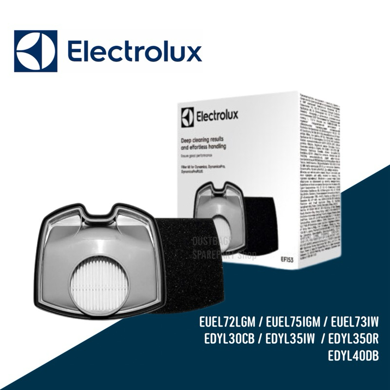 Electrolux ฟิลเตอร์ ไส้กรอง เครื่องดูดฝุ่น EUEL72LGM / EUEL75IGM / EUEL73IW / EDYL30CB / EDYL35IW  /