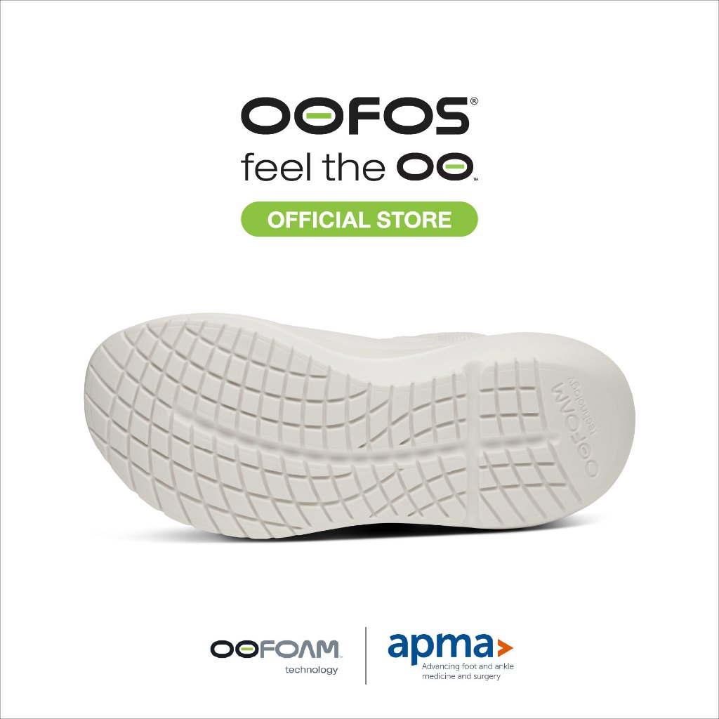 OOFOS Womens Oomy Zen Chalk - รองเท้าเพื่อการฟื้นฟู - รูปที่ 6