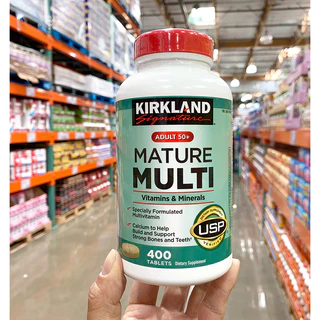(Exp.05/2027) kirkland Mature Multi Vitamin Adult 50+ 400 เม็ด