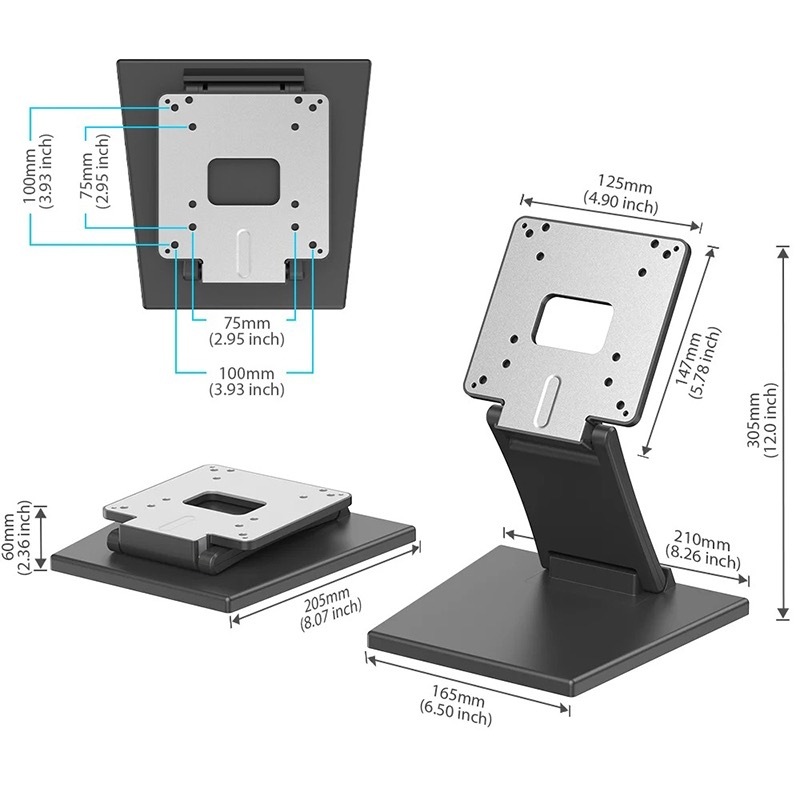 ขาตั้งจอคอม ขาตั้งMonitor รองรับจอ13”-27” ตั้งโต๊ะได้ ติดผนังได้ DZ11(แถมน๊อตยืดจอ)ตั้งโต๊ะได้ ติดผนังได้ รองรับจอ icon