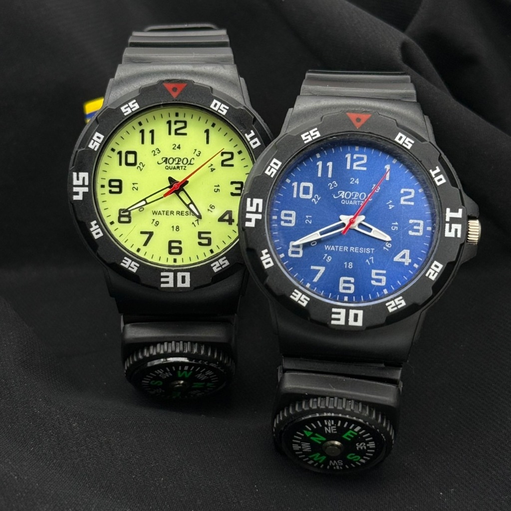 (แถมเข็มทิศ) นาฬิกาข้อมือ AOPOL เรือนนี้เหมาะสำหรับผู้ที่ชื่นชอบนาฬิกาสไตล์สปอร์ต  มีดีไซน์ที่ดูเท่