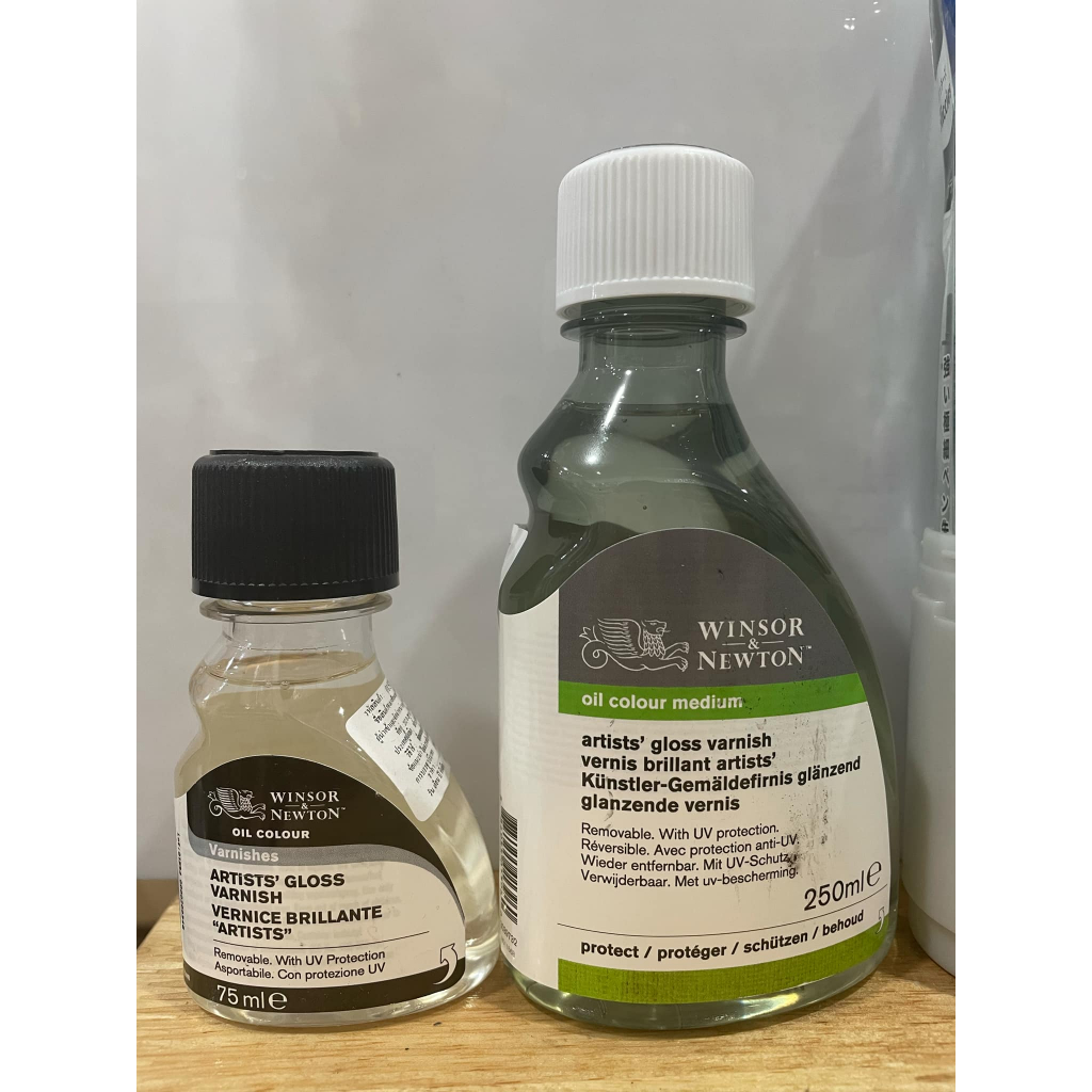 สื่อผสมสีน้ำมัน กรอสวานิช วินเซอร์ Artists Gloss Varnish Winsor & Newton
