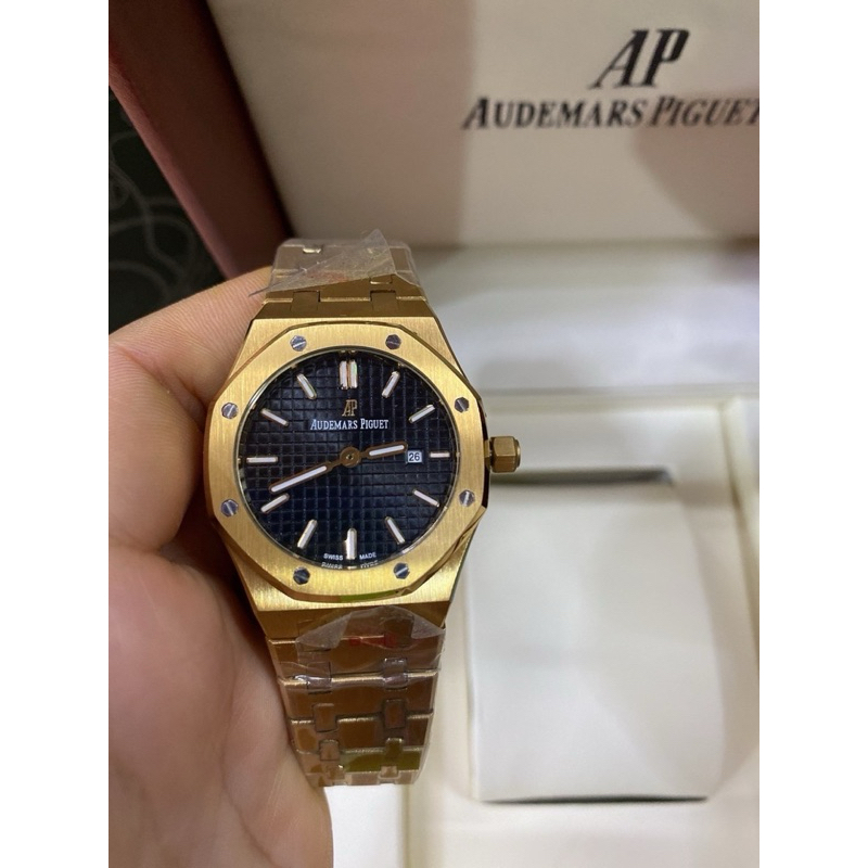 AP นาฬิกาข้อมือผู้หญิง 34 mm ระบบถ่าน นาฬิกาแฟชั่น