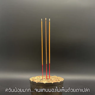 ต้นบุญ - ธูปไร้ควัน 3 กลิ่น แบรนด์ WSH ไม้จันทน์ ไม้กฤษณา ไม้ธรรมชาติ สำหรับ ไหว้พระ ไหว้เจ้า บูชา สิ่งศักดิ์สิทธิ์
