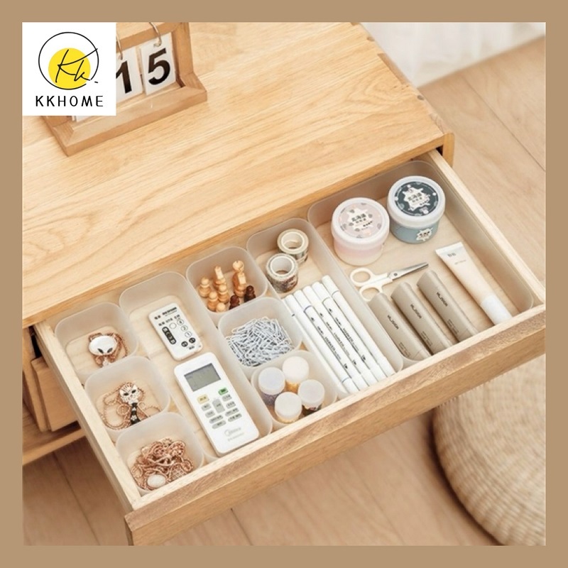 KKHOME กล่องเก็บของ ลิ้นชักเก็บของ กล่องกล่องจัดระเบียบลิ้นชัก หลายขนาด