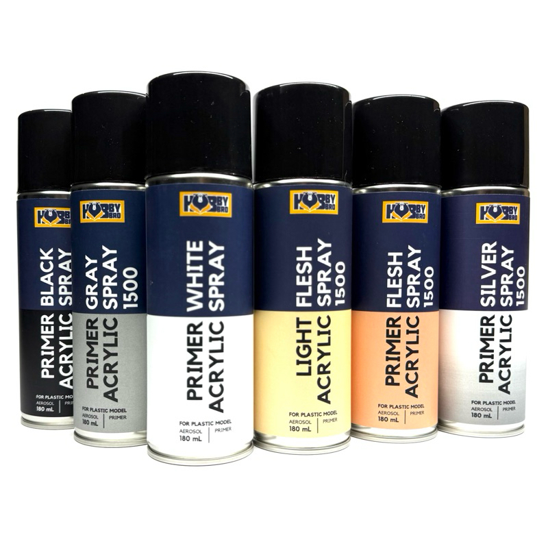 HOBBY BRO PRIMER ACRYLIC SPRAY รองพื้นแบบกระป๋อง ความละเอียด 1500
