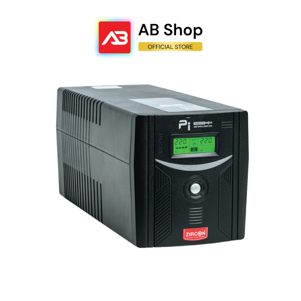 ZIRCON เครื่องสำรองไฟ Line Interactive UPS 1200VA/840W รุ่น PI-1200VA/840W