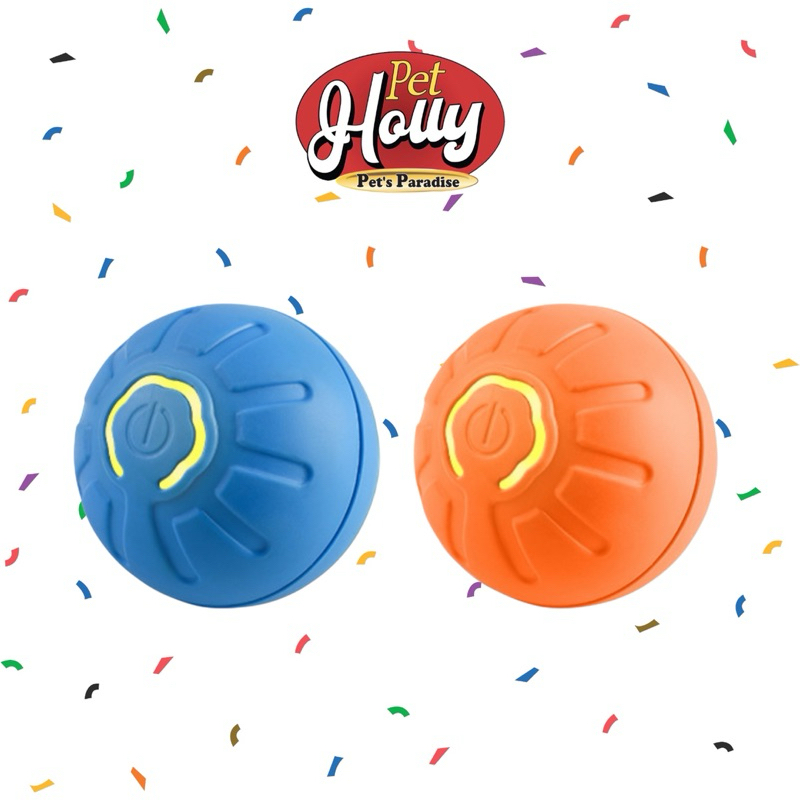 Pet Holly - ลูกบอลวิ่งได้ของเล่นน้องหมา 5 cm สามารถชาร์จไฟได้