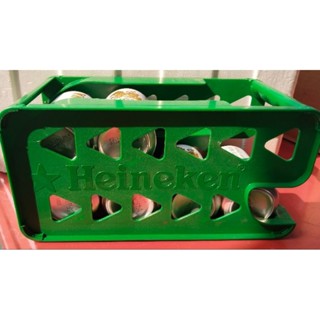 ที่เก็บกระป๋องน้ำอัดลม เบียร์ Heineken ใส่ได้ 8 กระป๋อง งานเ…