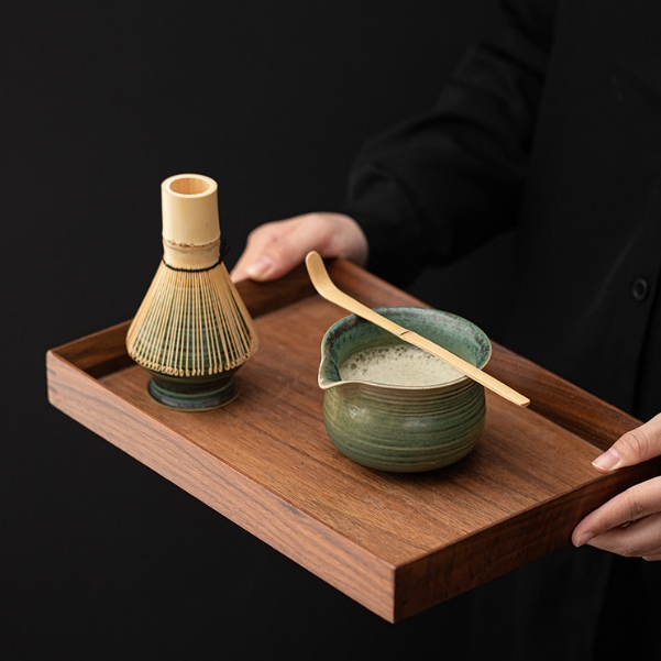 Matcha bowl 4ชิ้น ชามชงมัทฉะ ชามชงชา ถ้วยชงชามัทฉะ ญี่ปุ่น เซรามิค อุปกรณ์ชงมัทฉะญี่ปุ่น  300ml+ที่ใส่แปรงชา - รูปที่ 4