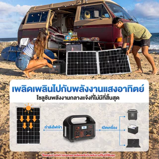 Portable Power Station 200W แผงโซลาร์ แคมป์ปิ้ง แหล่งจ่ายไฟกลางแจ้ง สำรอง แบบพกพ แบบ พกพา จัดเก็บ พลังงาน แสงอาทิตย์