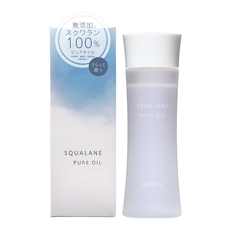 Aloevivi squalane pure oil น้ำมันสควาเลนจากธรรมชาติ 100% [Made in Japan] อ่อนโยน ลูกน้อย คุณแม่ตั้งครรภ์ใช้ได้